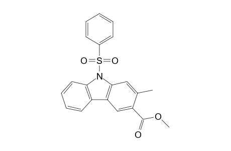 Methyl 2-Methyl-9-(phenylsulfonyl)carbazole-3-carboxylate