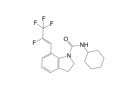 (Z)-N-cyclohexyl-7-(2,3,3,3-tetrafluoroprop-1-en-1-yl)indoline-1-carboxamide
