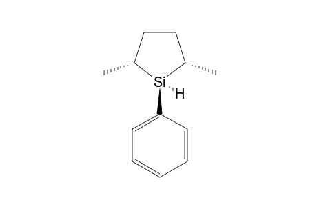 2,5-DIMETHYL-1-PHENYL-1-SITACYCLOPENTANE;cis-ISOMER