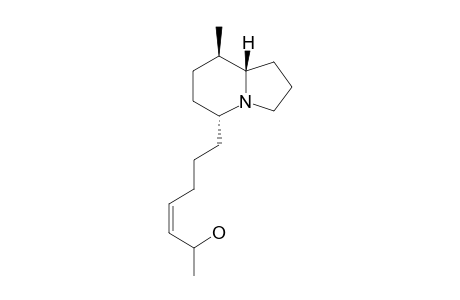 (Z)-7-[(5R,8R,8aS)-8-methylindolizidin-5-yl]hept-3-en-2-ol