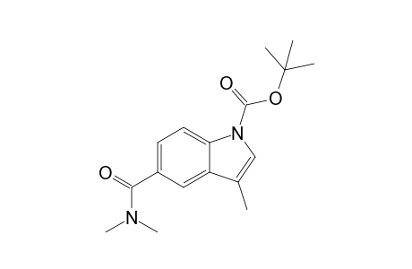 tert-Butyl 5-(Dimethylcarbamoyl)-3-methyl-1H-indole-1-carboxylate