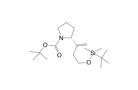 N-[(1,1-Dimethylethoxy)carbonyl]-2-[1-(1-methylidine-3-tert-butyldimethylsiloxy)propyl]pyrrolidine