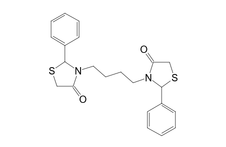 1,4-BIS-(2-PHENYL-4-OXO-1,3-THIAZOLIDIN-3-YL)-BUTANE