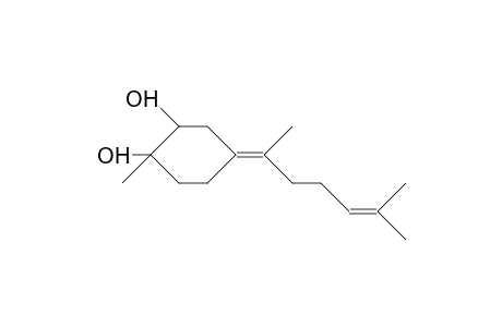 (1S,2S)-1-Methyl-4-((E)-1,5-dimethyl-4-hexenylidene)-cyclohexane-1,2-diol