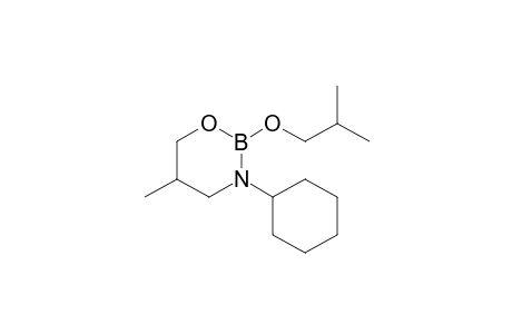 2-Isobutoxy-5-methyl-3-cyclohexyl-1,3,2-oxazaborinane