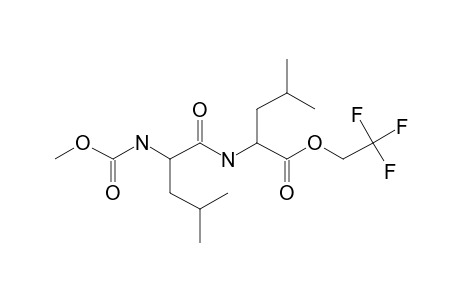 L-Leucyl-L-leucine, N-methoxycarbonyl-, 2,2,2-trifluoroethyl ester