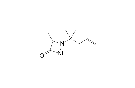 4-Methyl-1-(2-methylpen-4-en-2-yl)-1,2-diazetidin-3-one