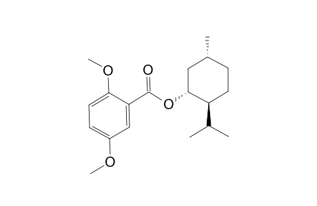 (1'R,2'S,5'R)-(-)-Menthyl 2,5-dimethoxybenzoate