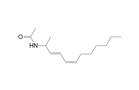 (2'E,4'Z)-N-(1'-methylundeca-2',4'-dienyl)acetamide
