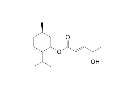 E-(1R,2S,5R)-Menthyl 4-Hydroxypent-2-enoate