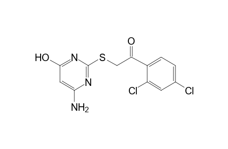 2-[(4-Amino-6-hydroxy-2-pyrimidinyl)sulfanyl]-1-(2,4-dichlorophenyl)ethanone