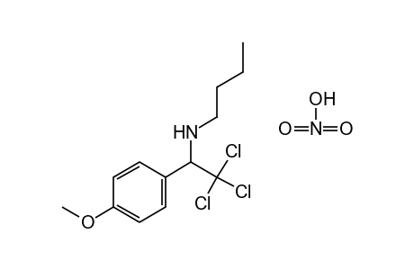 N-BUTYL-p-METHOXY-alpha-(TRICHLOROMETHYL)BENZYLAMINE, NITRATE