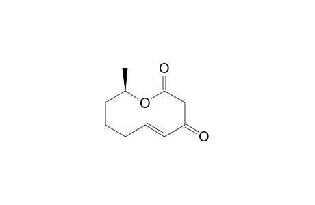 (2R,6E)-2-methyl-2,3,4,5-tetrahydrooxecin-8,10-dione
