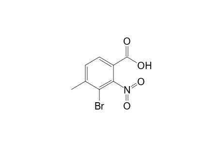 3-Bromo-4-methyl-2-nitrobenzoic acid