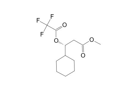 METHYL-(R)-3-TRIFLUOROMETHYLACETOXY-3-CYCLOHEXYLPROPANOATE