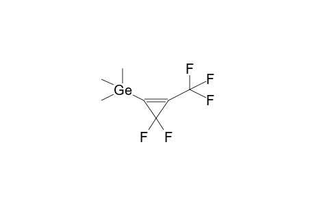 1-TRIFLUOROMETHYL-2-TRIMETHYLGERMYL-3,3-DIFLUOROCYCLOPROPENE