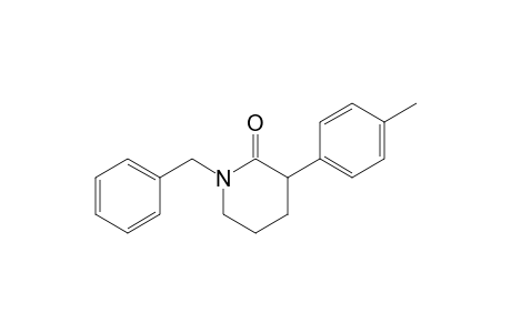 1-Benzyl-3-(4-methylphenyl)piperidin-2-one