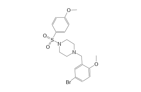 piperazine, 1-[(5-bromo-2-methoxyphenyl)methyl]-4-[(4-methoxyphenyl)sulfonyl]-