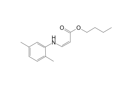 (Z)-butyl 3-((2,5-dimethylphenyl)amino)acrylate