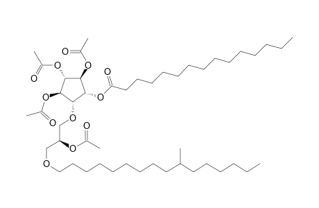 [(1R,2R,3S,4R,5R)-2,3,4-triacetoxy-5-[(2S)-2-acetoxy-3-(10-methylhexadecoxy)propoxy]cyclopentyl] pentadecanoate