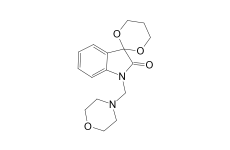 Indol-2(3H)-one, 1-(4-morpholylmethyl)-3,2'-spiro-1,3-dioxane-