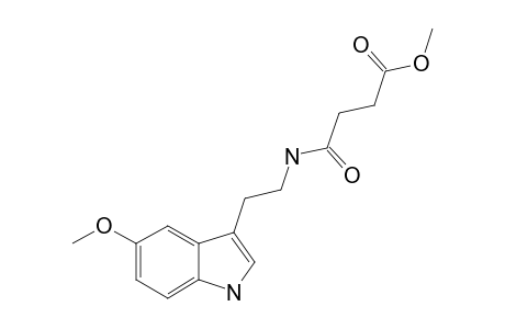 4-keto-4-[2-(5-methoxy-1H-indol-3-yl)ethylamino]butyric acid methyl ester