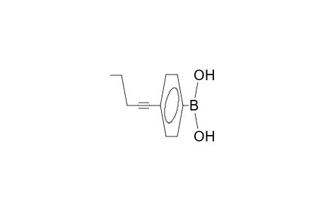 4-(1-pentynyl)phenylboronic acid