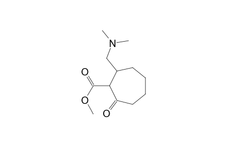 Methyl 2-(dimethylaminomethyl)-7-oxocycloheptane-1-carboxylate