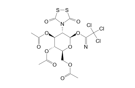 O-(3,4,6-TRI-O-ACETYL-2-DEOXY-2-DITHIASUCCINIMIDO-beta-D-GLUCOPYRANOSYL)-TRICHLOROACETAMIDE