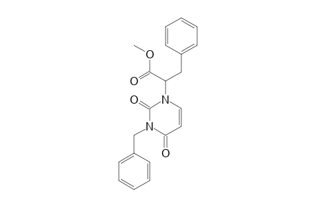 3-BENZYL-1-(1-METHOXYCARBOXY-2-PHENYLETHYL)-URACIL