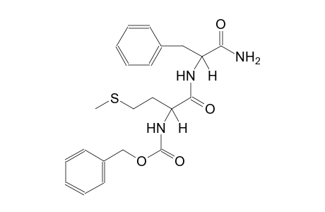 benzyl (1S)-1-({[(1S)-2-amino-1-benzyl-2-oxoethyl]amino}carbonyl)-3-(methylsulfanyl)propylcarbamate