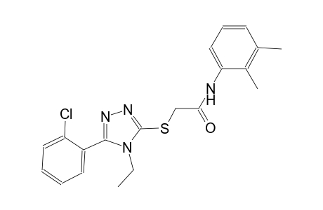 2-{[5-(2-chlorophenyl)-4-ethyl-4H-1,2,4-triazol-3-yl]sulfanyl}-N-(2,3-dimethylphenyl)acetamide