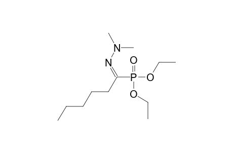N-[1-(O,O-Diethylphosphonato)hexylidene]-N',N'-dimethylhydrazone