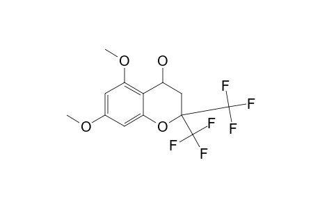 5,7-Dimethoxy-2,2-bis(trifluoromethyl)chroman-4-ol
