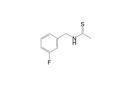 N-[(3-fluorophenyl)methyl]thioacetamide