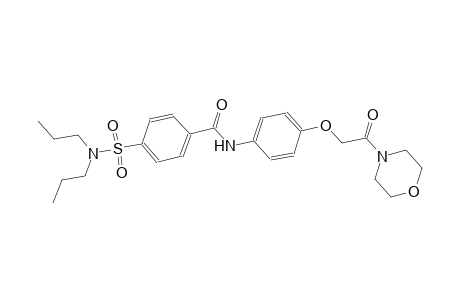 benzamide, 4-[(dipropylamino)sulfonyl]-N-[4-[2-(4-morpholinyl)-2-oxoethoxy]phenyl]-