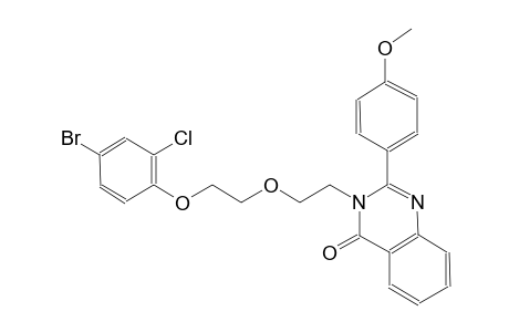 3-{2-[2-(4-bromo-2-chlorophenoxy)ethoxy]ethyl}-2-(4-methoxyphenyl)-4(3H)-quinazolinone