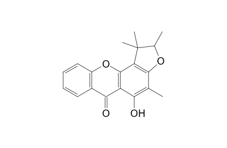 5-Hydroxy-1,1,2,4-tetramethyl-1,2-dihydrofuro[2,3-c]-xanthen-6-one