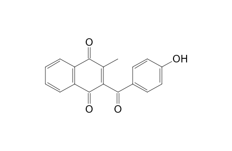 2-Methyl-3-(4-hydroxy-benzoyl)-4a,8a-dihydro-[1,4]naphthoquinone