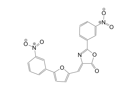 5(4H)-oxazolone, 2-(3-nitrophenyl)-4-[[5-(3-nitrophenyl)-2-furanyl]methylene]-, (4Z)-