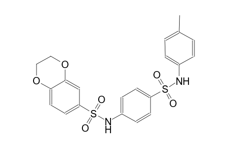 N-[4-(4-toluidinosulfonyl)phenyl]-2,3-dihydro-1,4-benzodioxin-6-sulfonamide
