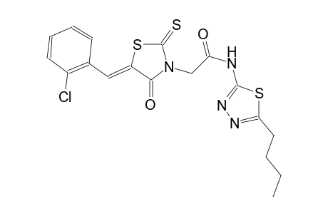 3-thiazolidineacetamide, N-(5-butyl-1,3,4-thiadiazol-2-yl)-5-[(2-chlorophenyl)methylene]-4-oxo-2-thioxo-, (5Z)-