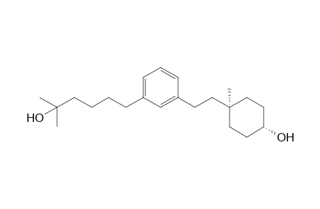 trans-3-[2-(4-Hydroxy-1-methylcyclohexyl)ethyl]-.alpha.,.alpha.-dimethylbenzenepentanol