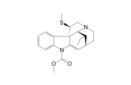 (1RS,3ARS,4RS,5RS,11BSR)-METHYL-4-ETHYL-1-(METHYLTHIO)-2,3,3A,4,5,6-HEXAHYDRO-3,5-ETHANO-1H-PYRROLO-[2,3-D]-CARBAZOLE-7-CARBOXYLATE