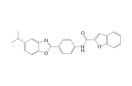 2-benzofurancarboxamide, N-[4-[5-(1-methylethyl)-2-benzoxazolyl]phenyl]-