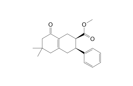 Methyl (2R,3S)-rel-1,2,3,4,5,6,7,8-Octahydro-6,6-dimethyl-8-oxo-3-phenyl-2-naphthalenecarboxylate