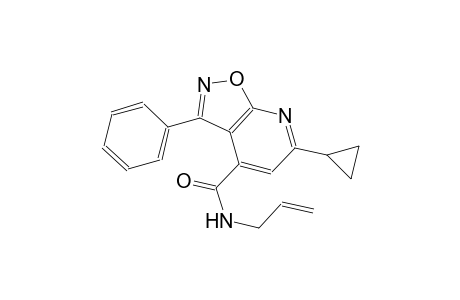 isoxazolo[5,4-b]pyridine-4-carboxamide, 6-cyclopropyl-3-phenyl-N-(2-propenyl)-