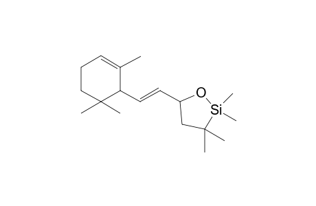 (E)-3-[2'-(3",3",4",4"-tetramethyl-2"-oxa-3"-silacyclopentyl)vinyl]-2,4,4-trimethylcyclohexene