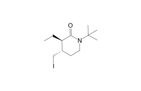 (3R*,4S*)-1-tert-Butyl-3-ethyl-4-(iodomethyl)piperidin-2-one