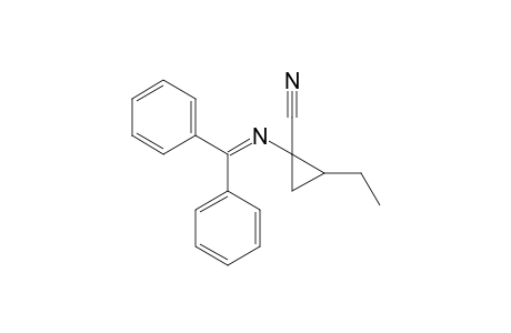 (E)-1-(N-(Diphenylmethylene)amino)-2-ethylcyclopropanecarbonitrile